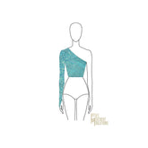 Couture Long Sleeve Toga Top